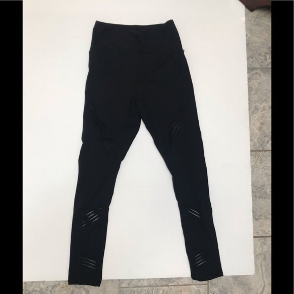 KITTENISH JESSE JAMES DECKER High Rise‎ Black Leggings size XS